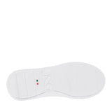 Ladies E409977d Laced Trainer In White