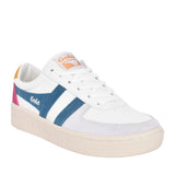 Ladies Grandslam Trident Cla415 Laced Trainer In White