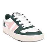 Ladies Challenge Clb535 Laced Trainer In Green
