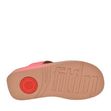 Ladies I88-b09 Lulu Leather Toe Post Sandal In Coral