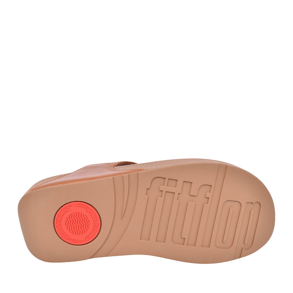 Ladies I88-592 Lulu Leather Toe Post Sandal In Light Tan