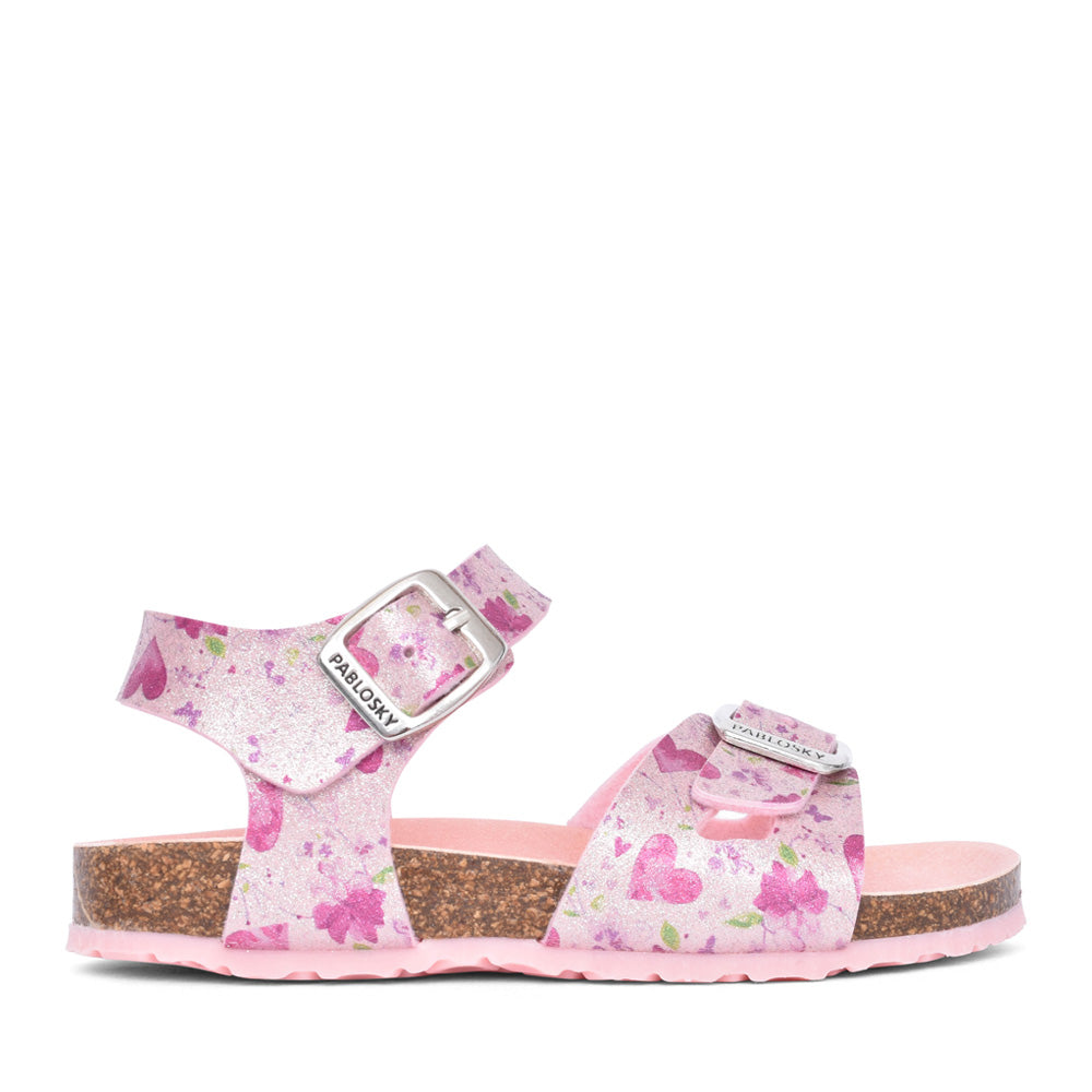 Girls 428670 Velcro Sandal In Rose