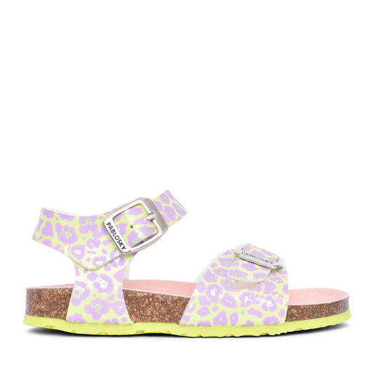 Girls 428790 Velcro Sandal In Lime