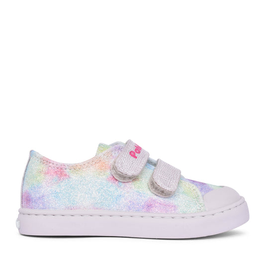 Girls 975530 Velcro Canvas Shoe In Multi-colour