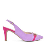 Ladies Z8186 Medium Heel Sling Back In Lilac