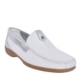 Ladies Joan Moccasin In White