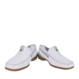 Ladies Joan Moccasin In White