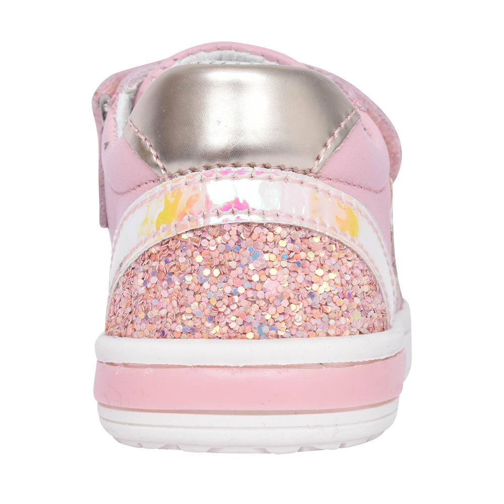 Girls 5905211 Baby Dude Double Velcro Shoe In Pink