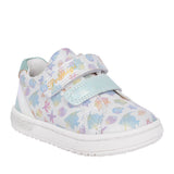 Girls 5905322 Baby Dude Double Velcro Shoe In White Multi
