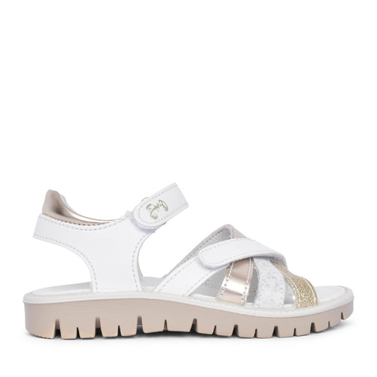 Girls 5890233 Velcro Sandal In White