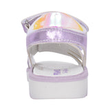 Girls 5890244 Velcro Sandal In Lilac