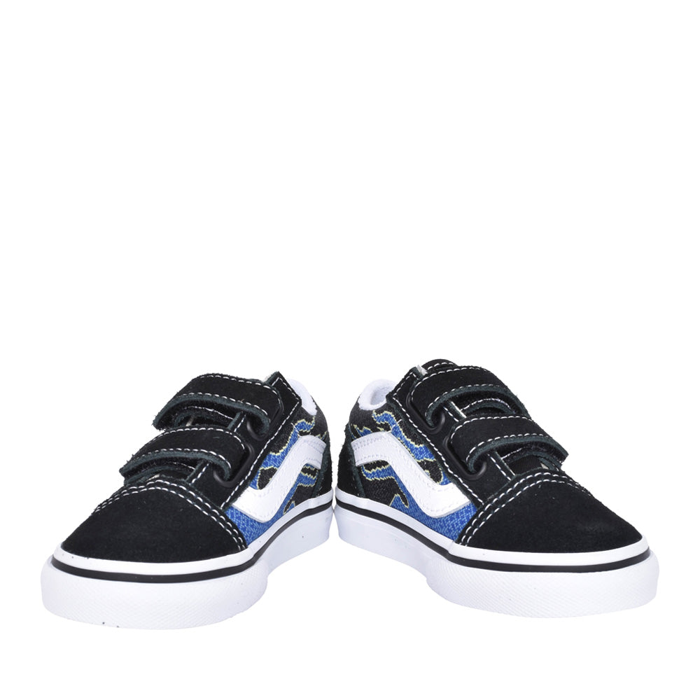 Boys Toddler Old Skool V Velcro Shoe In Black