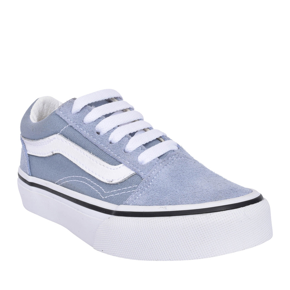Unisex Junior Old Skool Laced Shoe In Blue