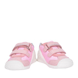 Girls 242112 Double Velcro Shoe In Pink