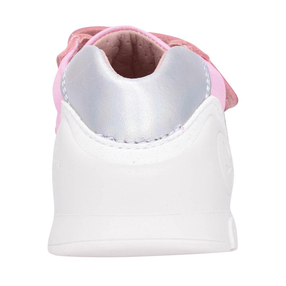 Girls 242112 Double Velcro Shoe In Pink