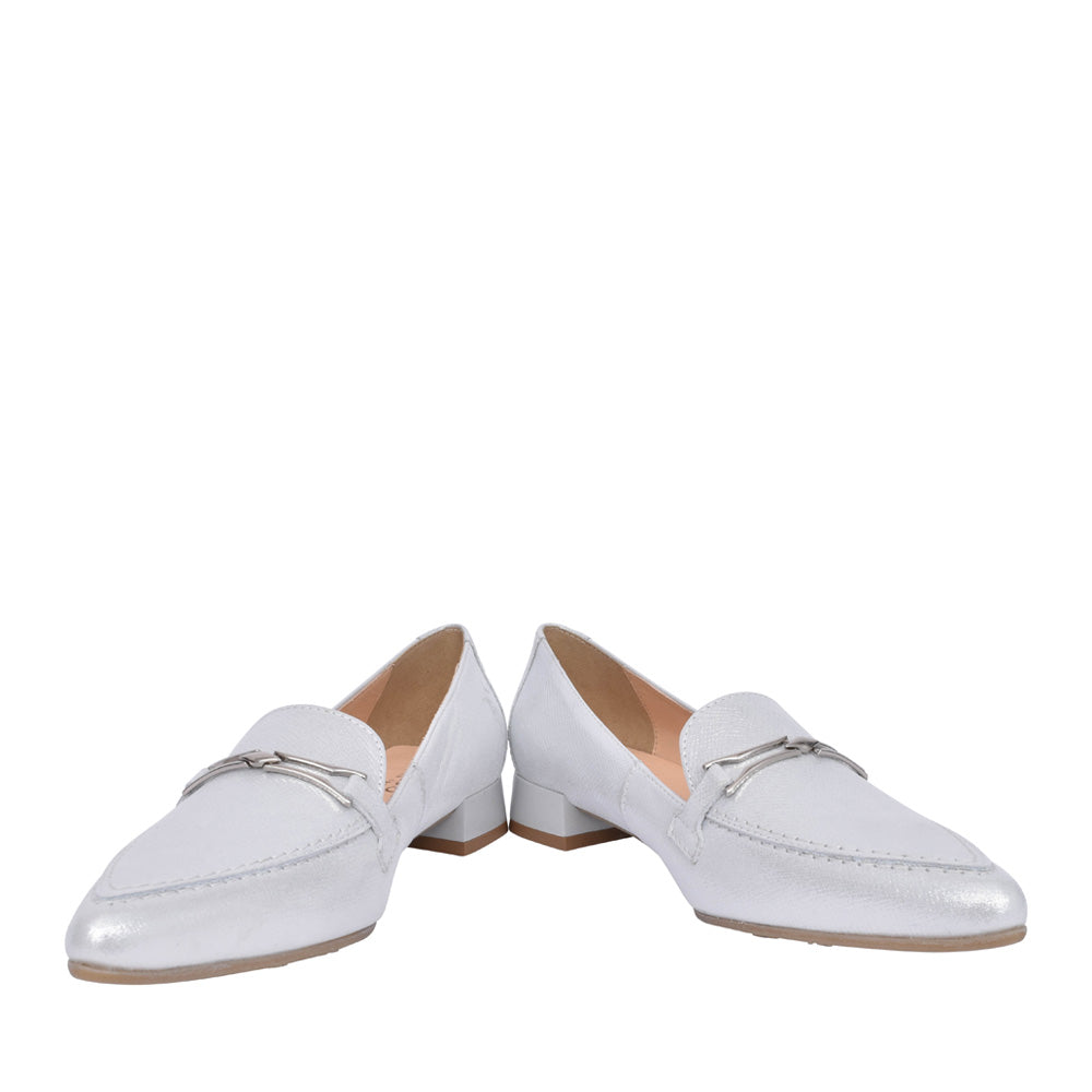 Ladies 6538 G-fit Loafer In Silver