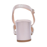 Ladies 4040 G-fit Block Heel Sandal In Pearl