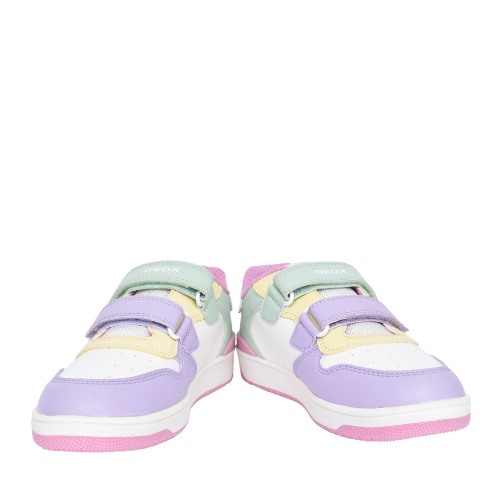 Girls J45hxb J Washiba Velcro Trainer In White Multi
