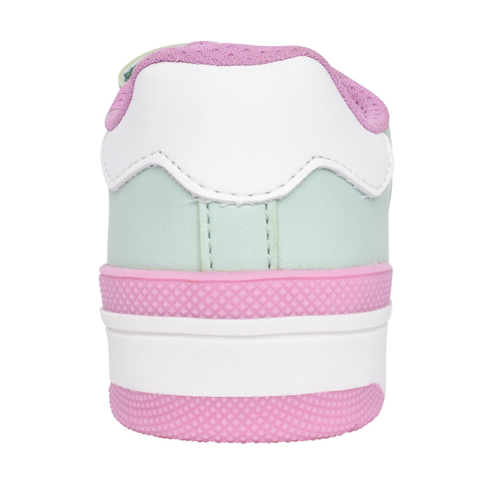 Girls J45hxb J Washiba Velcro Trainer In White Multi