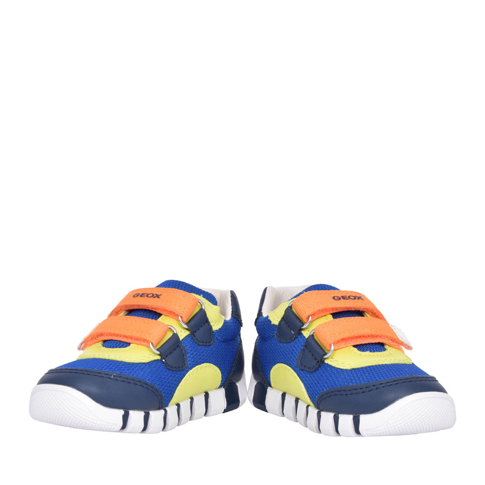 Boys B3555c B Iupidoo Velcro Trainer In Blue