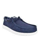 Mens Wally Laced Shoe In Navy