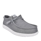 Mens Wally Laced Shoe In Light Grey