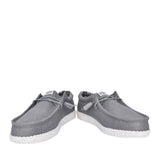 Mens Wally Laced Shoe In Light Grey