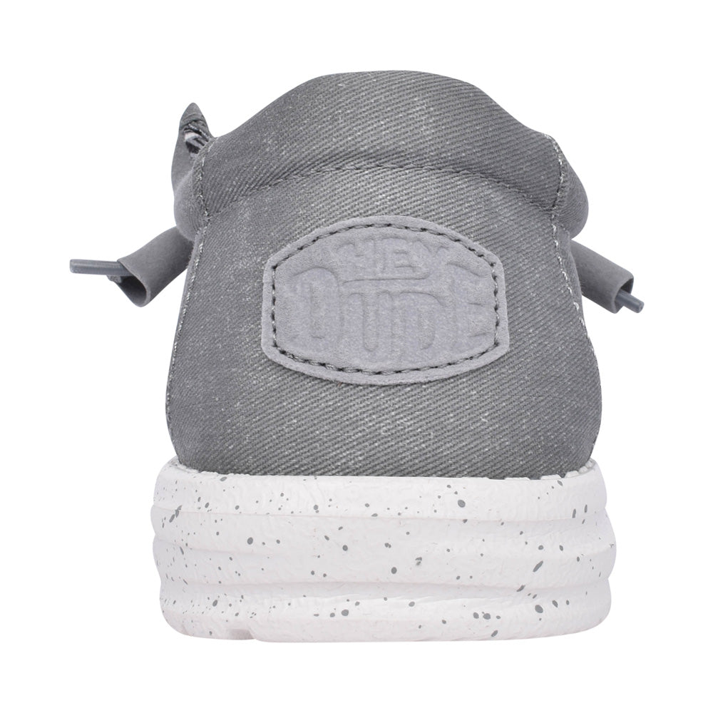 Mens Wally Laced Shoe In Light Grey