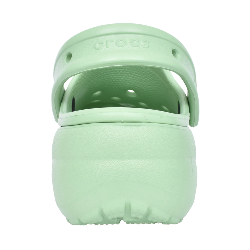Ladies 206750 Classic Platform Clog In Fair Green