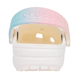 Girls 209701 Rainbow Unicorn Classic Clog T In Chalk
