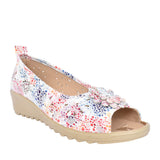 Ladies Shirley Wedge Shoe In White