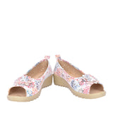 Ladies Shirley Wedge Shoe In White