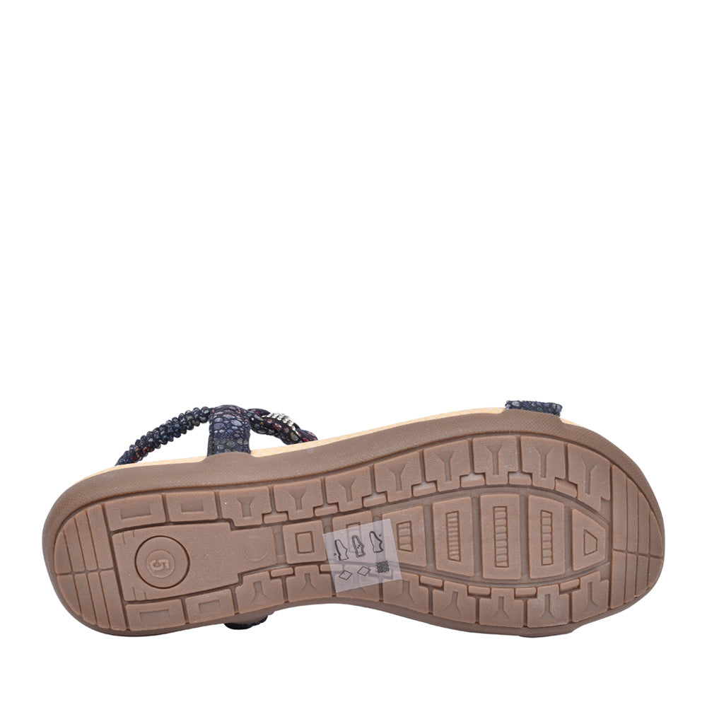 Ladies Mustique Sandal In Navy