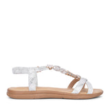 Ladies Ophelia Sandal In White