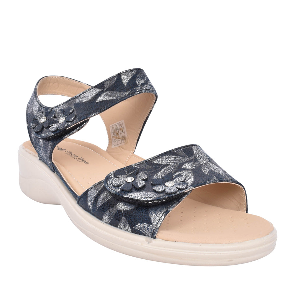 Ladies Azalea Sandal In Navy