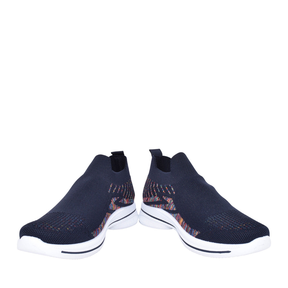 Ladies Appletini Slip-on Trainer In Navy