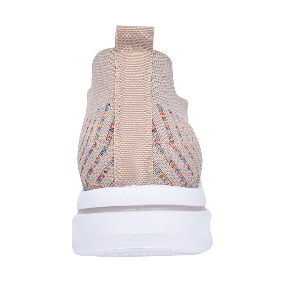 Ladies Appletini Slip-on Trainer In Beige