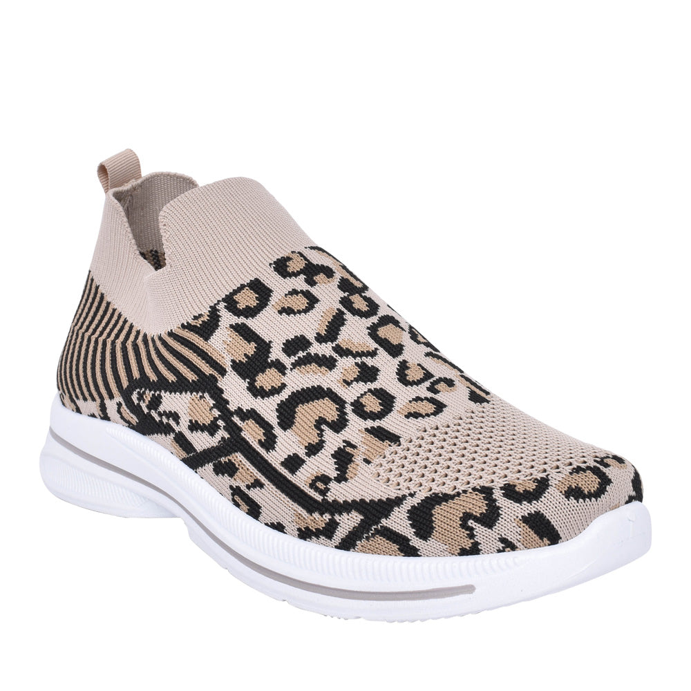 Ladies Appletini Slip-on Trainer In Animal
