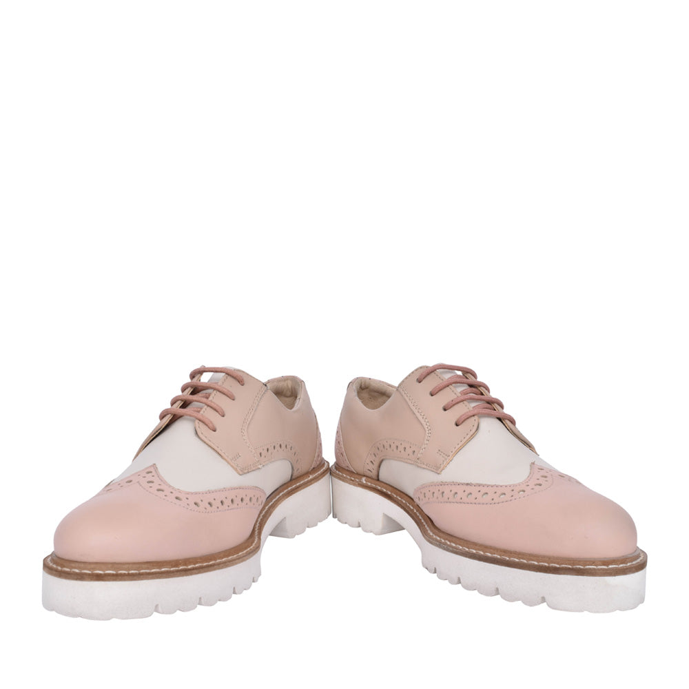 Ladies Kortney Laced Brogue In Pink
