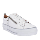Ladies Filician Laced Trainer In White