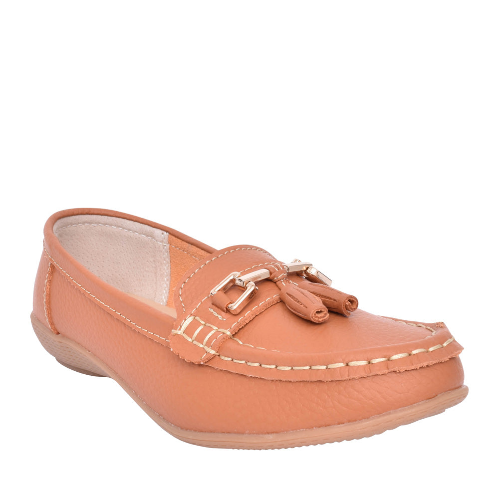 Ladies Nautical Slip-on Shoe In Sunset