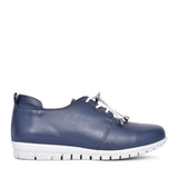 Ladies Sarah A6501 Laced Shoe In Navy