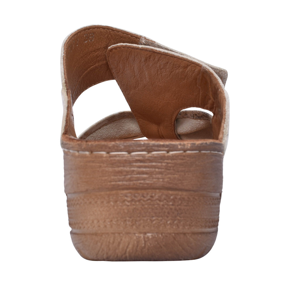 Ladies Lexi A7172 Bow Mule In Taupe