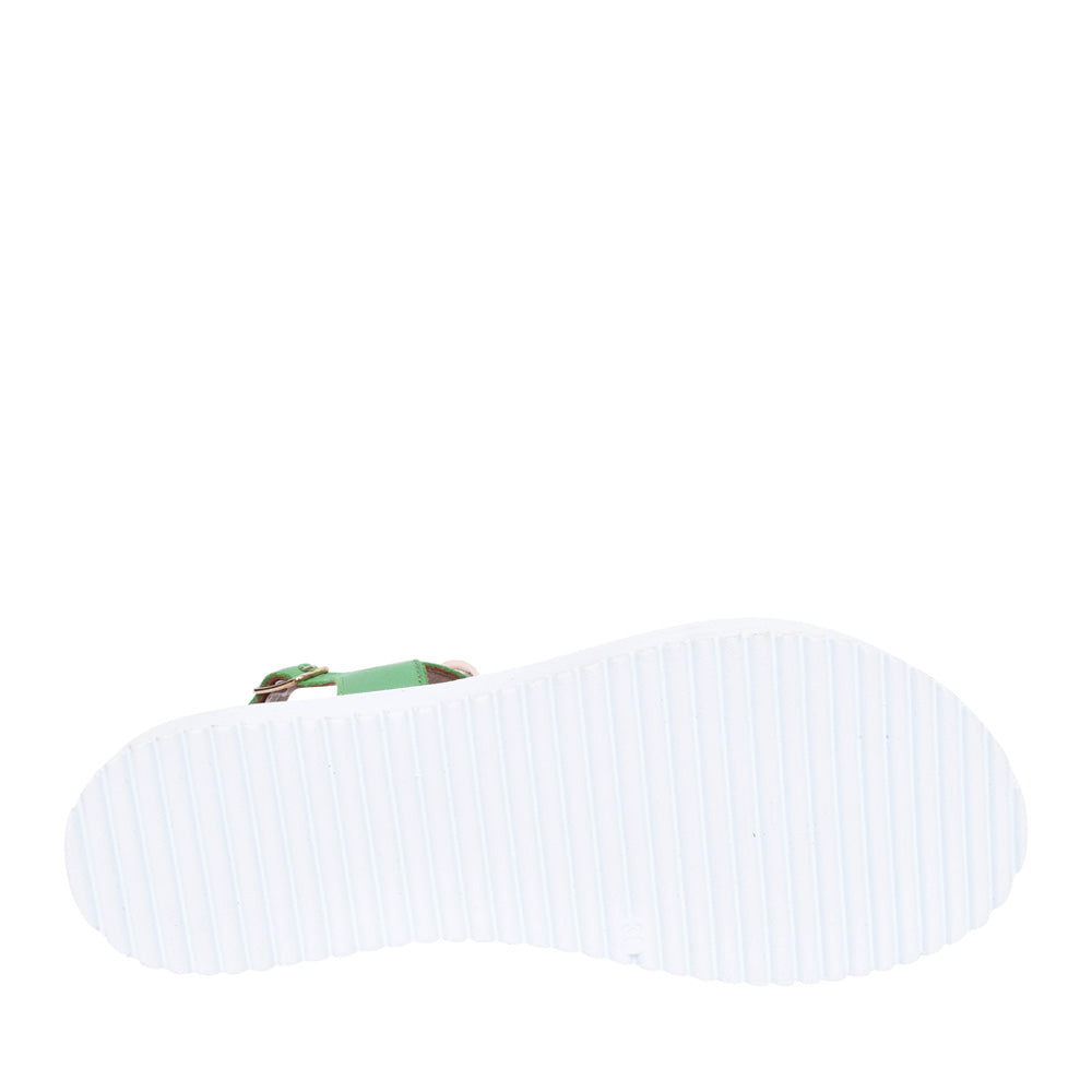 Ladies Summer A7365 Sandal In Emerald