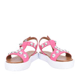 Ladies Summer A7366 Sandal In Hot Pink