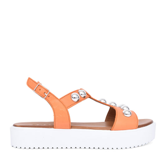 Ladies Summer A7367 Sandal In Orange