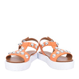 Ladies Summer A7367 Sandal In Orange