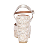 Ladies 2046 Wedge Sandal In Gold