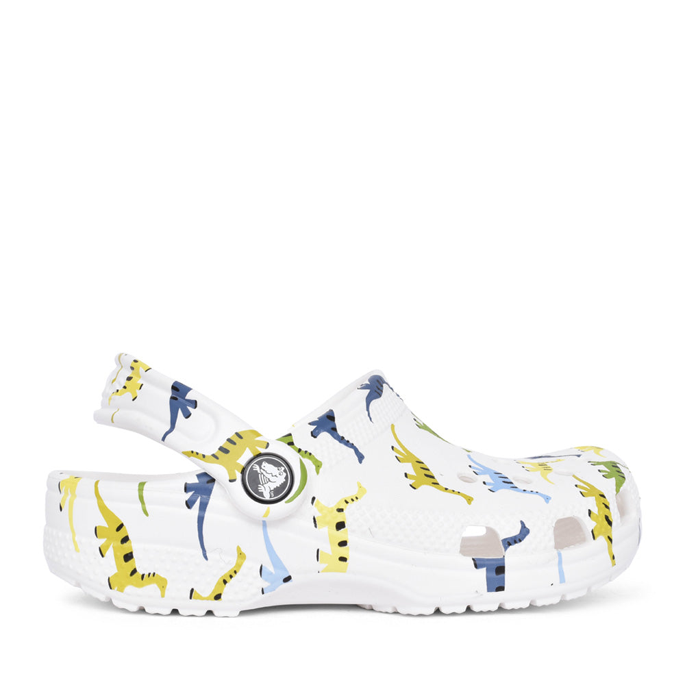 Classic Dinosaur Print Clog Multi