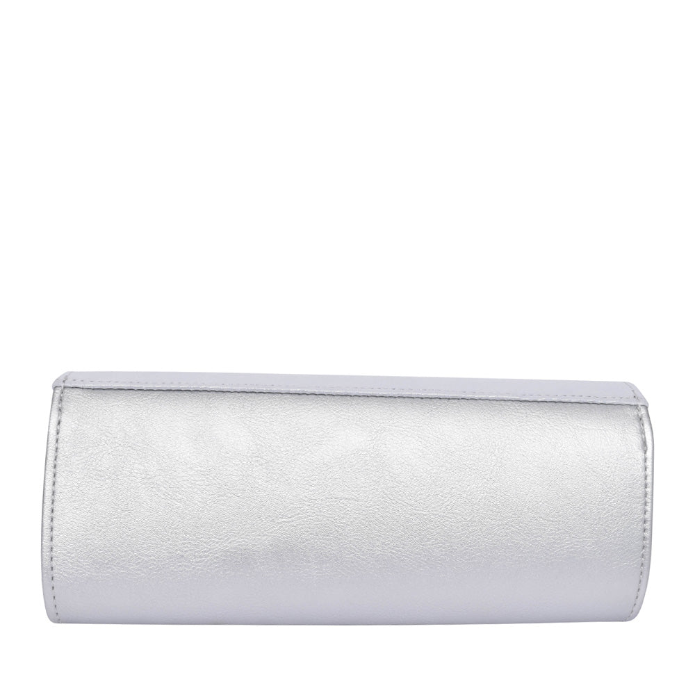 T11 Clutch Bag In Silver